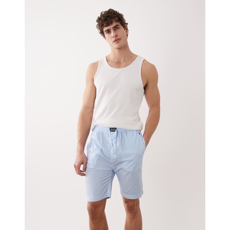 Polo Ralph Lauren sleep short in blue stripe