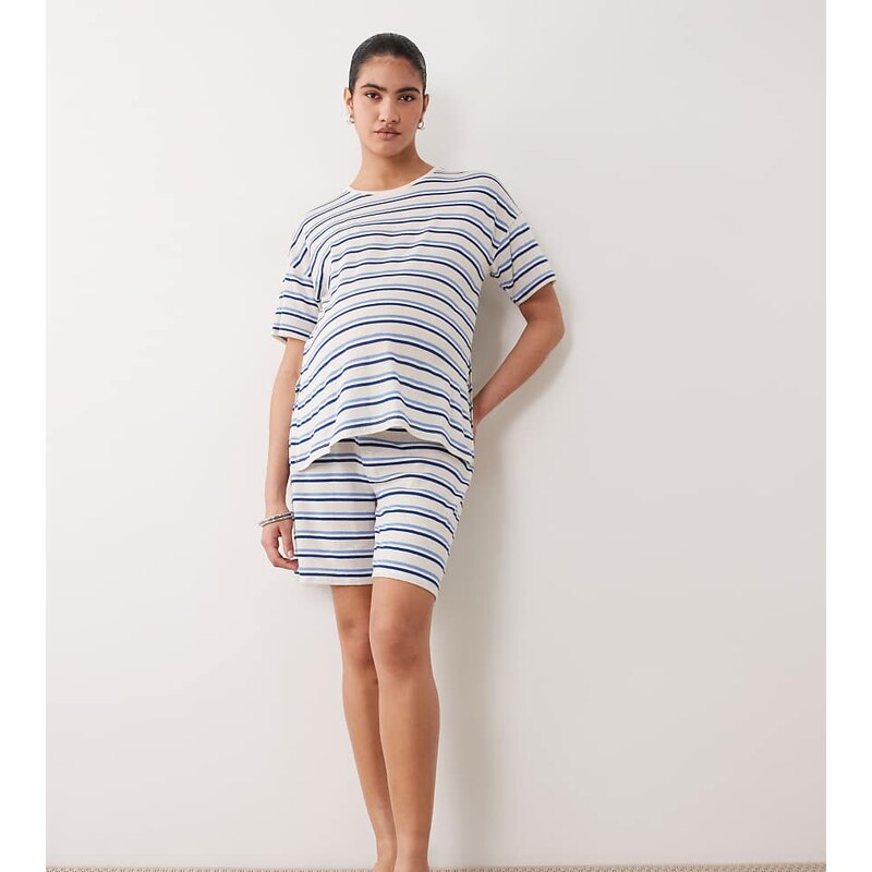 Mama.licious Mamalicious Maternity textured jersey tie waist