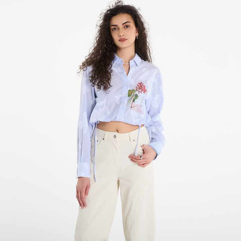 Košile Desigual Cam Parker Shirt Blue XS 114515069