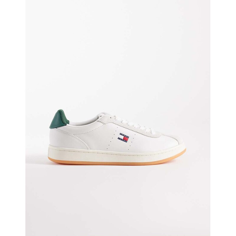Tommy Jeans archive 98 elevated real leather trainers with logo