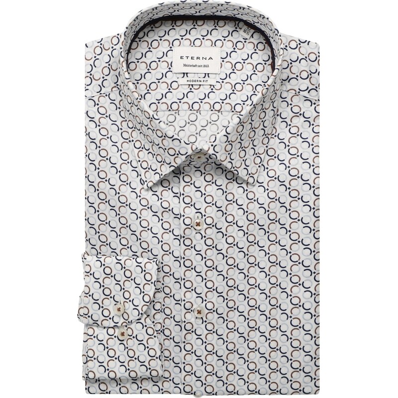 ETERNA Slim fit košile světle modrá Non iron