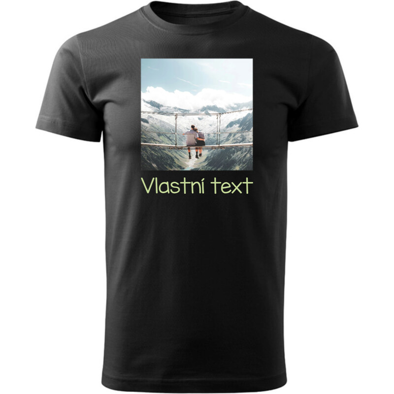 Giftela Personalizované pánské tričko s fotografií