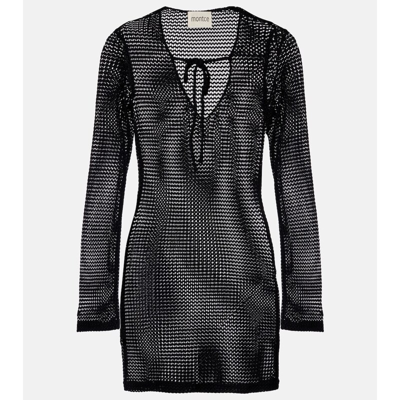 Montce Sophia crochet minidress