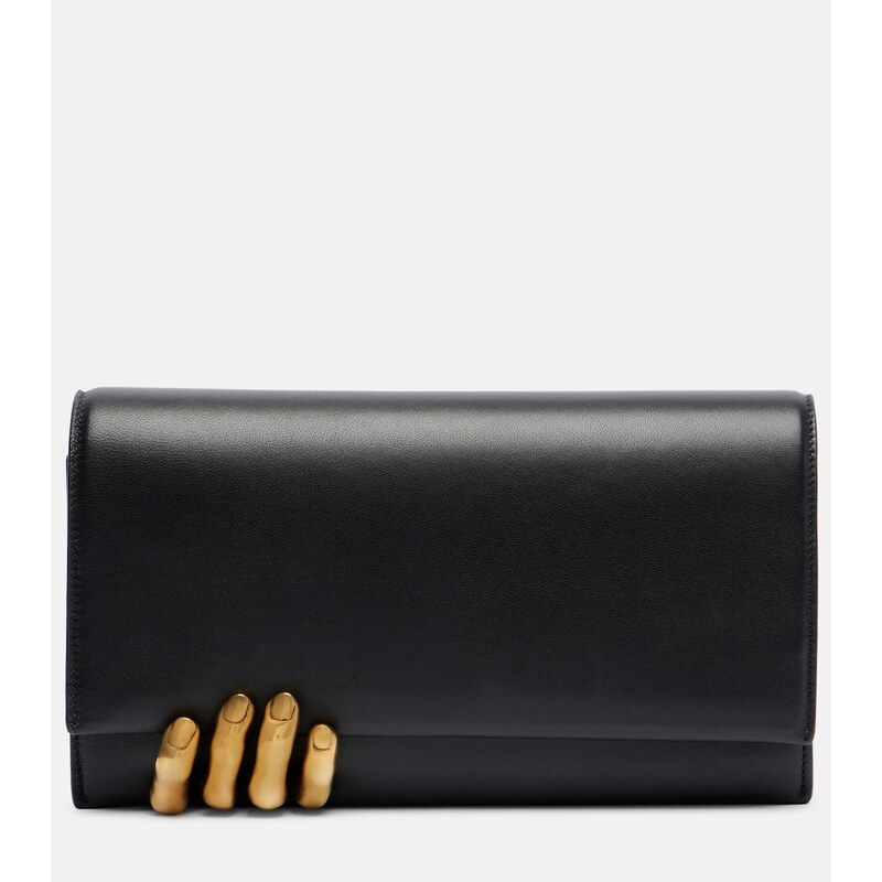 Khaite Hand leather clutch