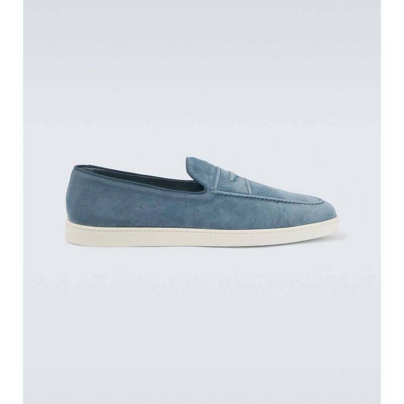 Churchs Pebbles suede penny loafers
