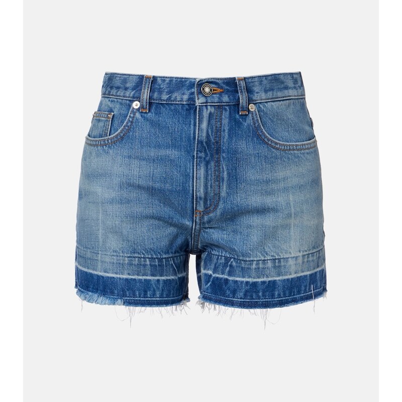 Dámské džínové kraťasy v barvě medium blue