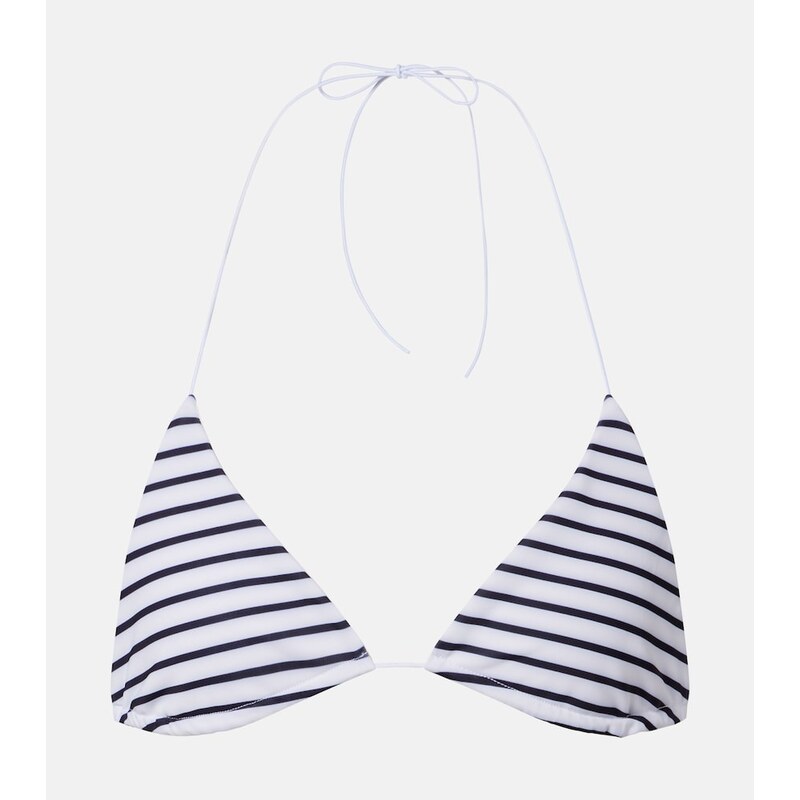 Jade Swim Micro Via striped bikini top