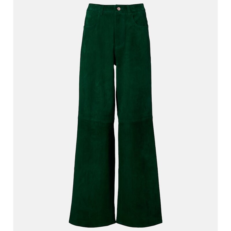 Stouls Mytheo suede wide-leg pants