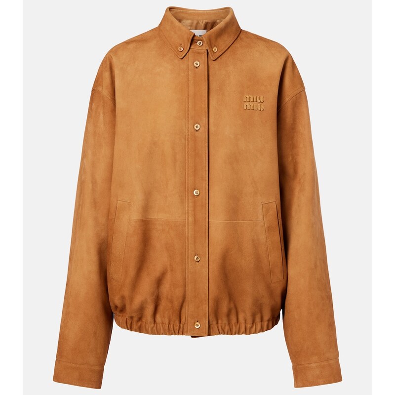 Miu Miu Suede blouson jacket