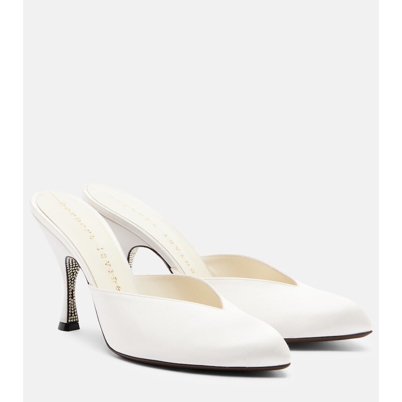 Herbert Levine Sitting Pretty satin mules