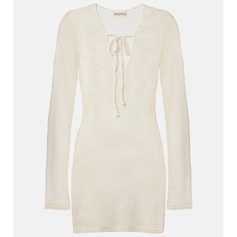 Montce Sophia crochet minidress