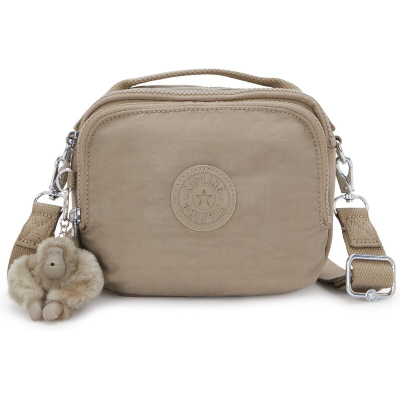 KIPLING Taška přes rameno Cahir šedobéžová 114523519