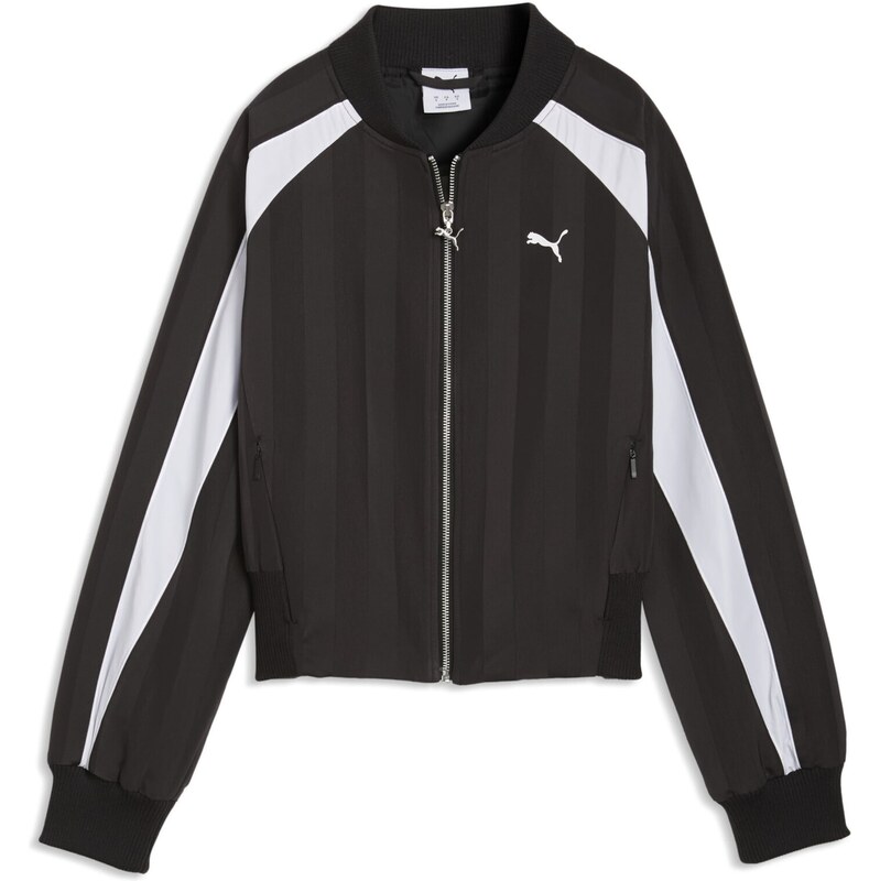 PUMA Přechodná bunda Future Archive černá / bílá