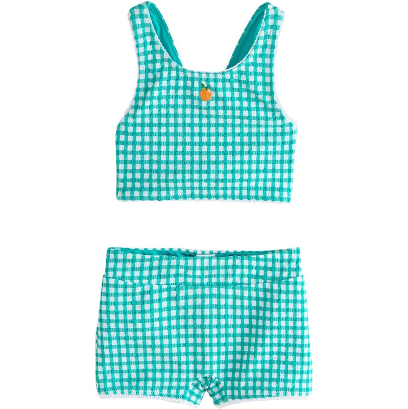 Next Bikiny tyrkysová / zelená / oranžová / bílá
