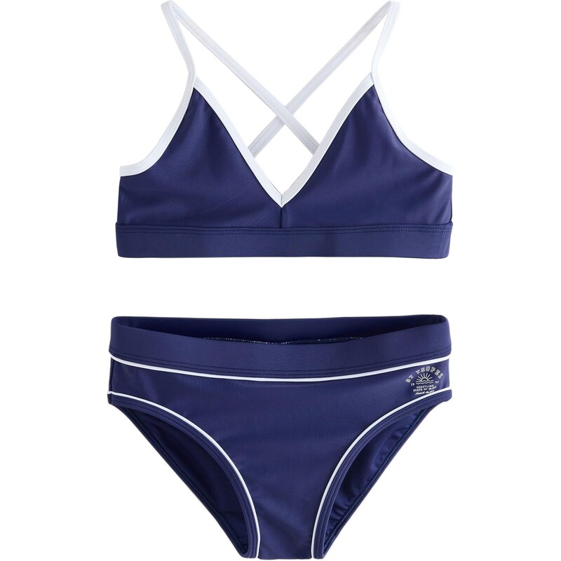 Next Bikiny námořnická modř / bílá