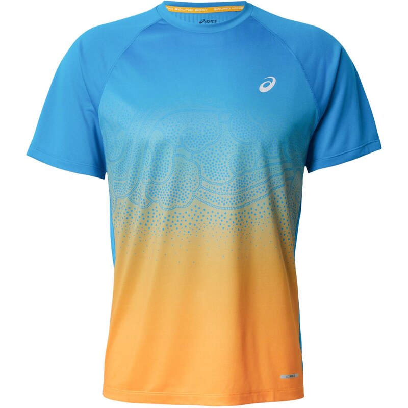 ASICS Funkční tričko ROAD modrá / žlutá 114524489