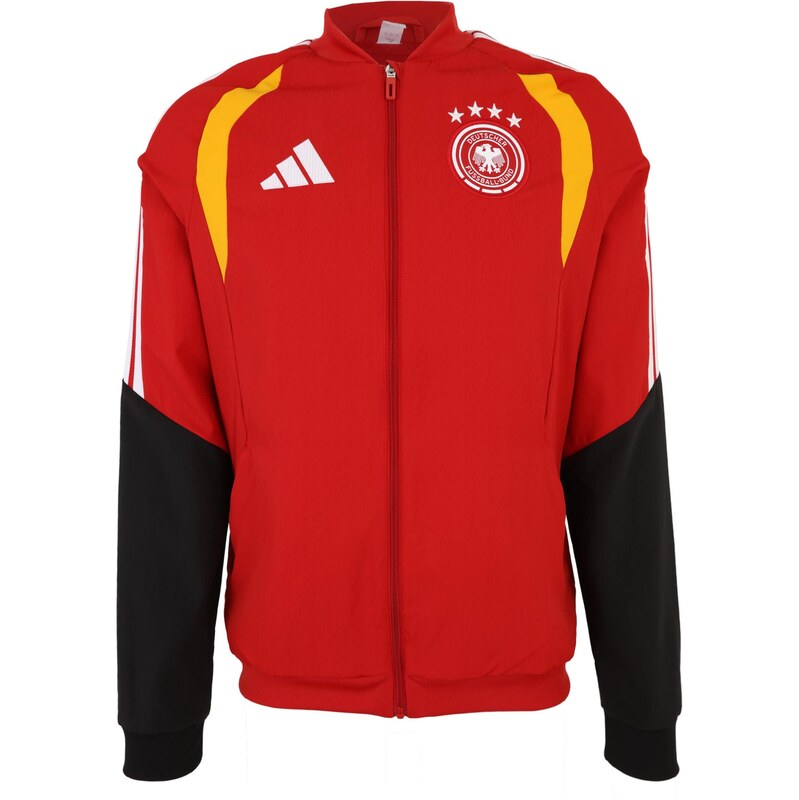 ADIDAS PERFORMANCE Sportovní bunda DFB PRE medová / červená / černá / 114524532