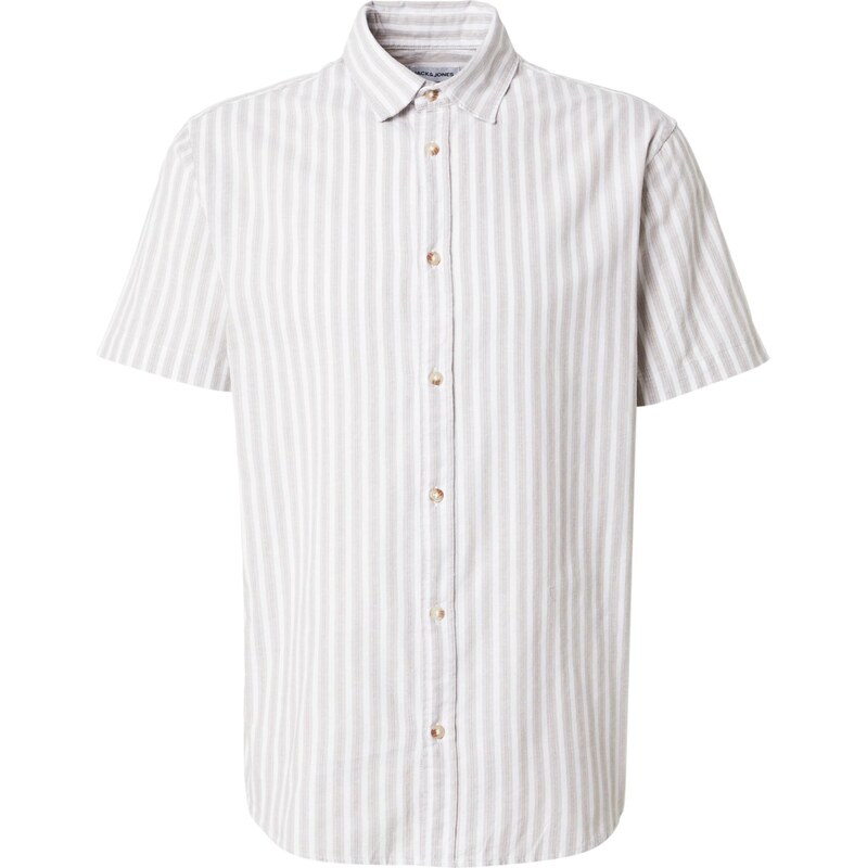 JACK & JONES Košile JJChad kámen / bílá