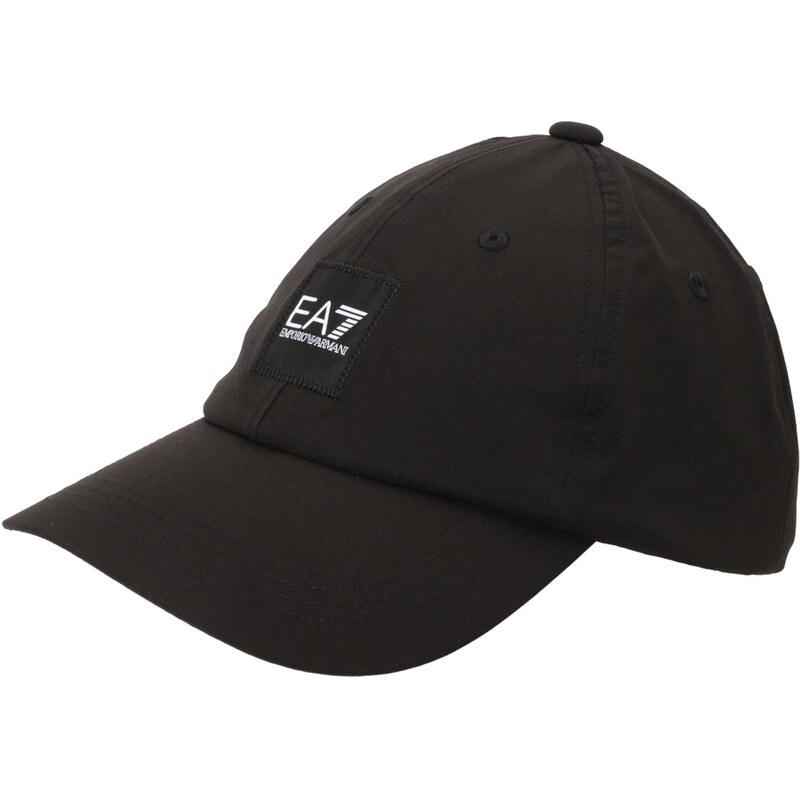 EA7 Emporio Armani Kšiltovka černá / bílá