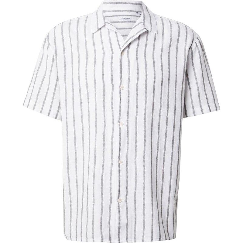 JACK & JONES Košile JJELiam šedá / bílá