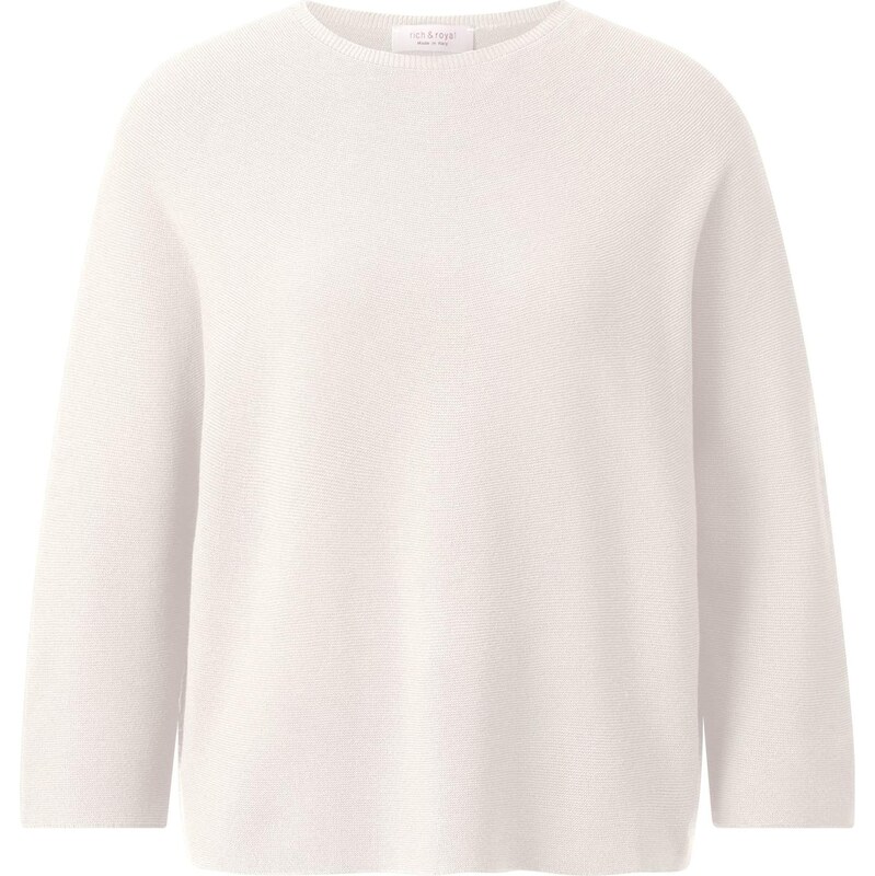 Rich & Royal Svetr bílá / offwhite