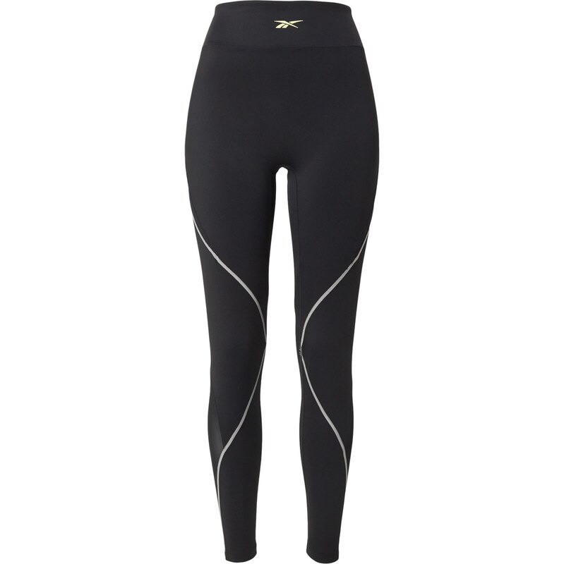 Reebok Sportovní kalhoty limetková / černá / bílá 114524907