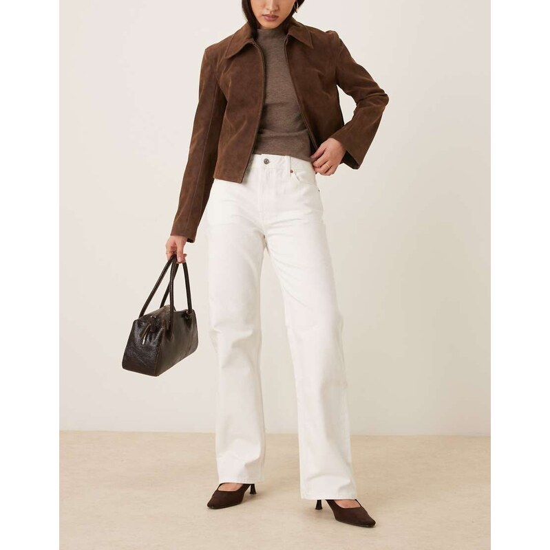 Calvin Klein Jeans 90s straight leg jeans in white