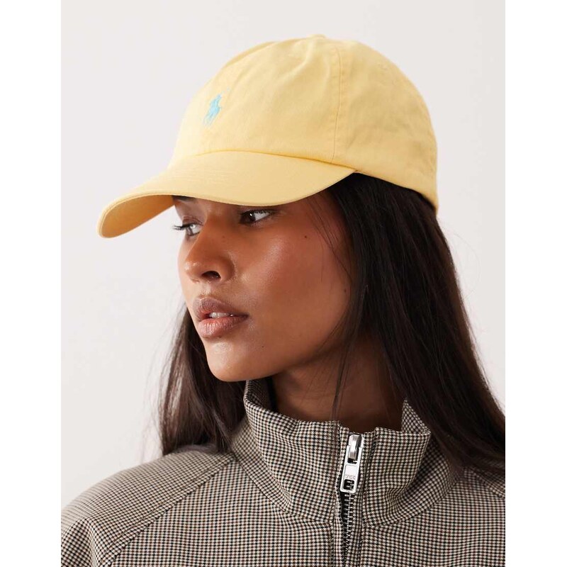 Polo Ralph Lauren icon logo baseball cap in yellow