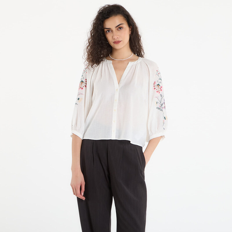Košile Desigual Blus Roman Blouse White M