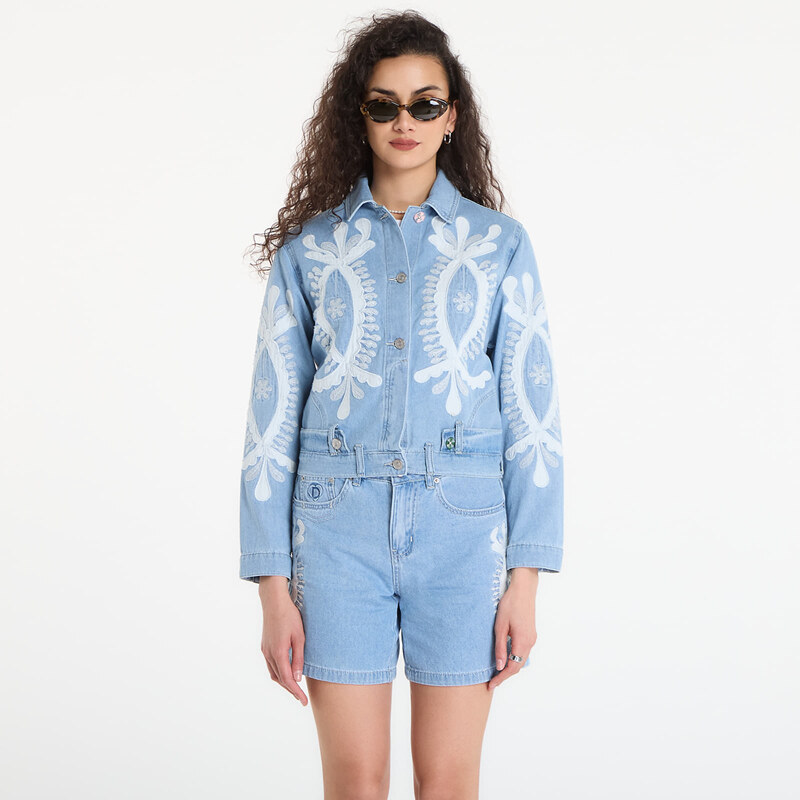 Bunda Desigual Chaq Border Coat Blue M 114526343