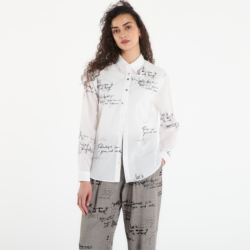 Košile Desigual Cam Bask Shirt White M 114526338
