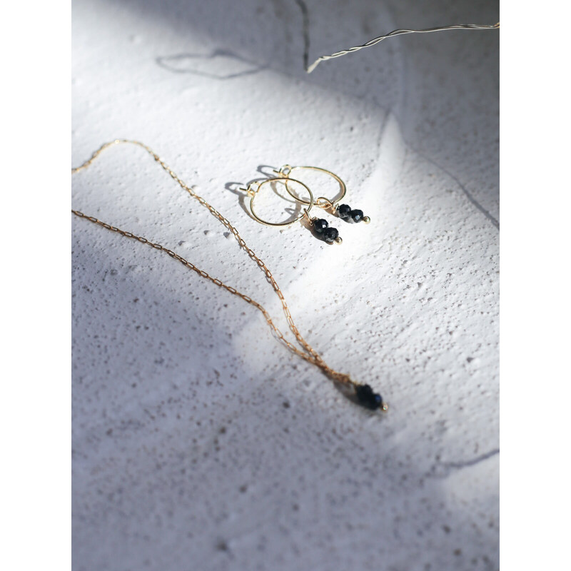 MINILE Výhodná sada Turmalín Black 14K 114216676