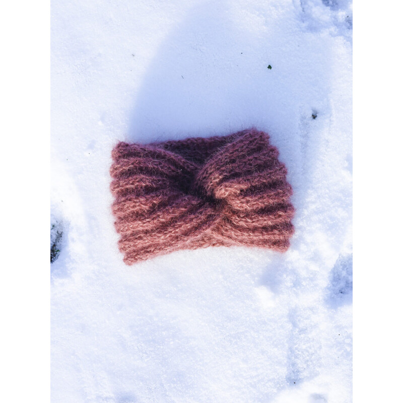 MINILE Čelenka Mohair Mauve