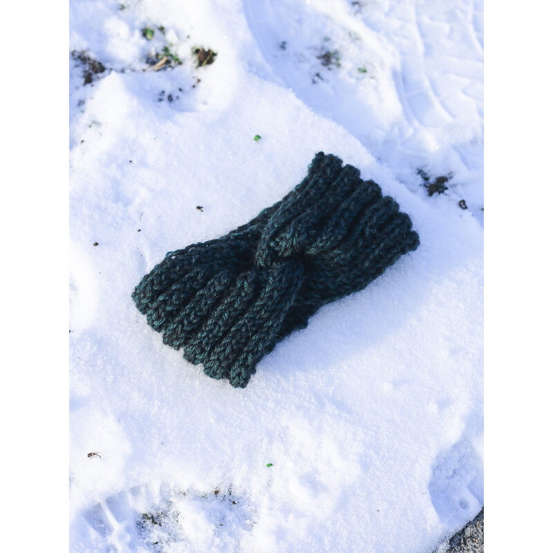 MINILE Čelenka Nordic & Mohair Dark Green 114216715