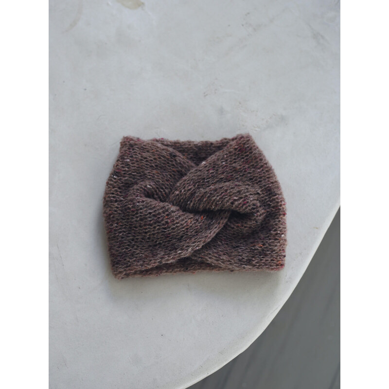 MINILE Čelenka Alpaca & Merino Tweed