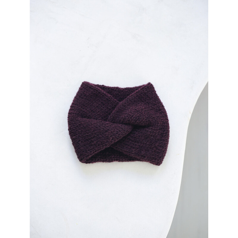 MINILE Čelenka Alpaca & Merino Plum 114216731