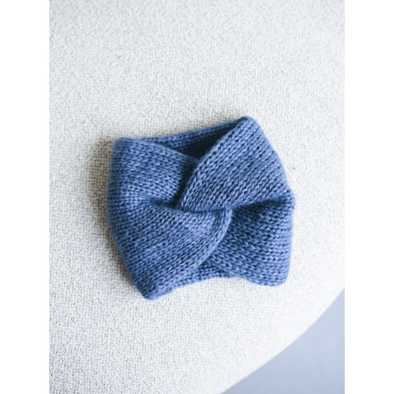 MINILE Čelenka Alpaca & Merino Denim Blue 114216765
