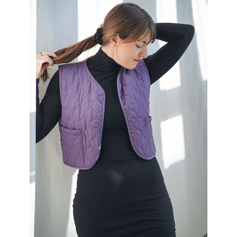 MINILE Vesta Crop-top Violet - XL 114216460