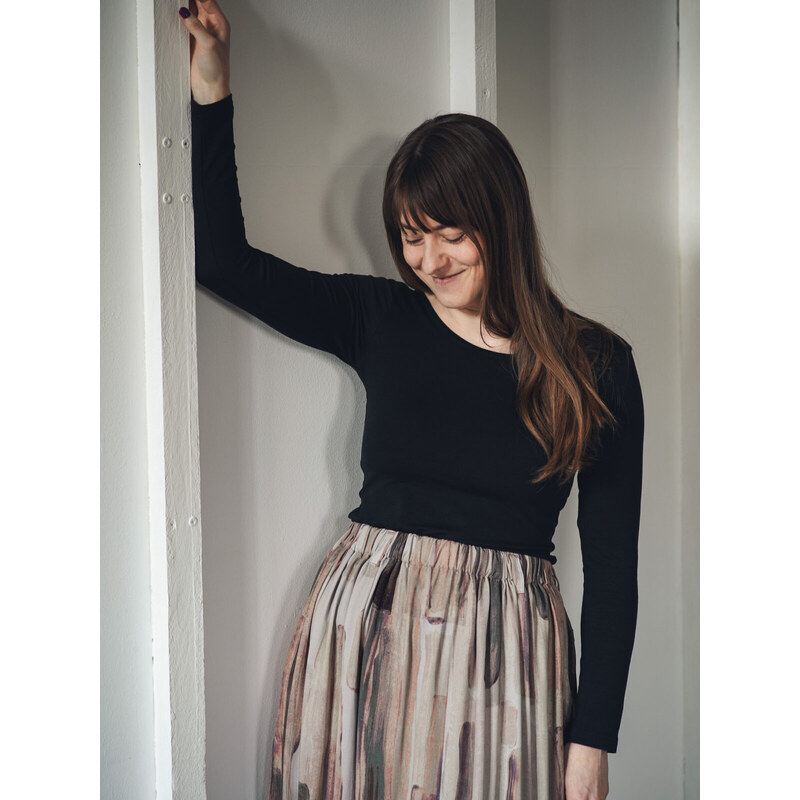 MINILE Tričko Siluet Long Black - L 114216740