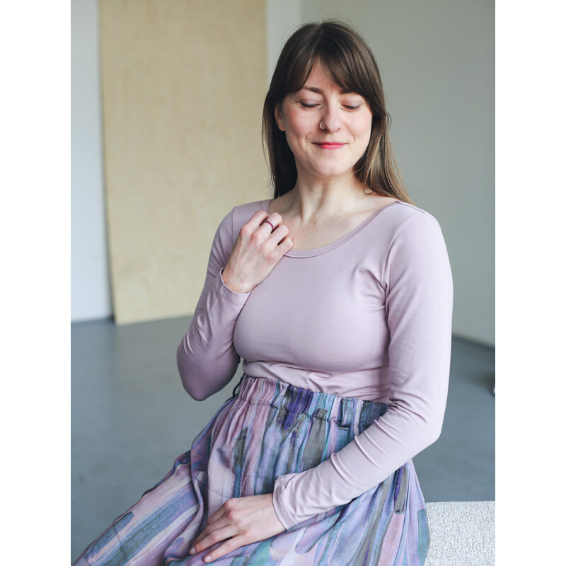 MINILE Tričko Siluet Long Light Pink - L 114216742