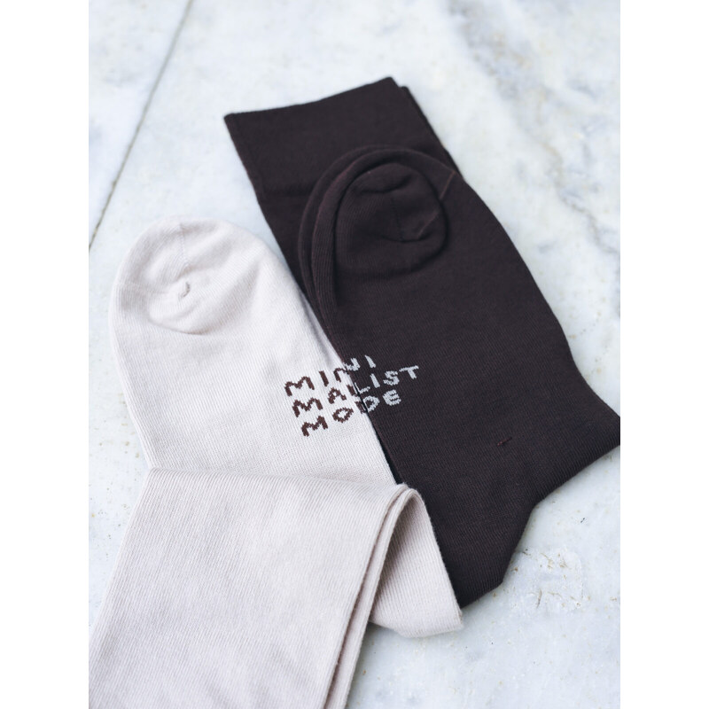 Ponožky Minile Minimalist mode Chocolate - S 114216673