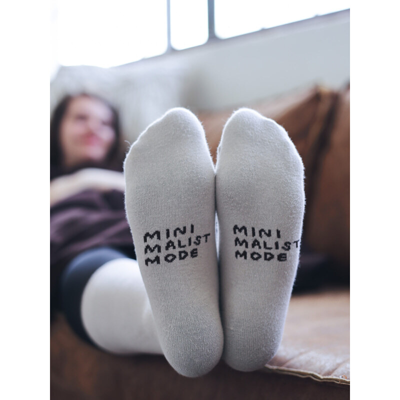 Ponožky Minile Minimalist mode Cream - S 114216674