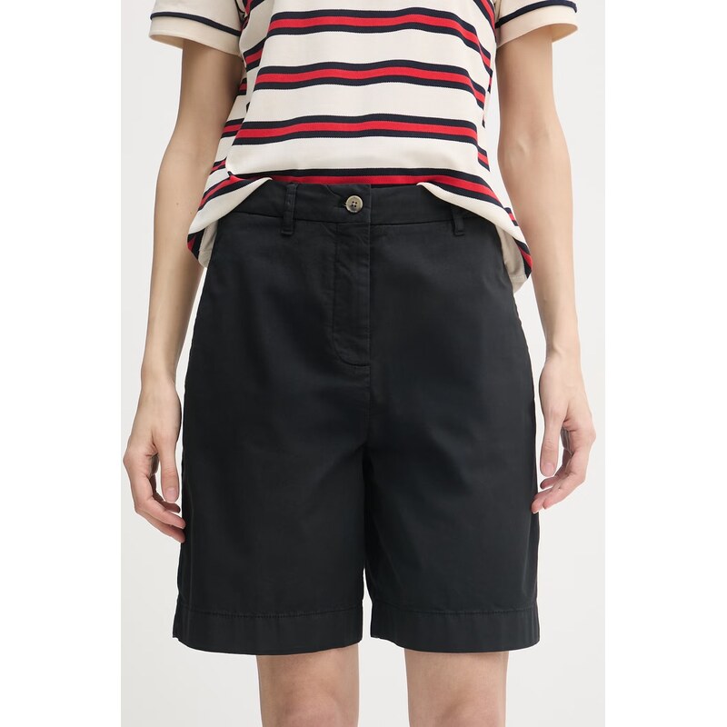 Tommy Hilfiger chino šortky dámské s bavlnou