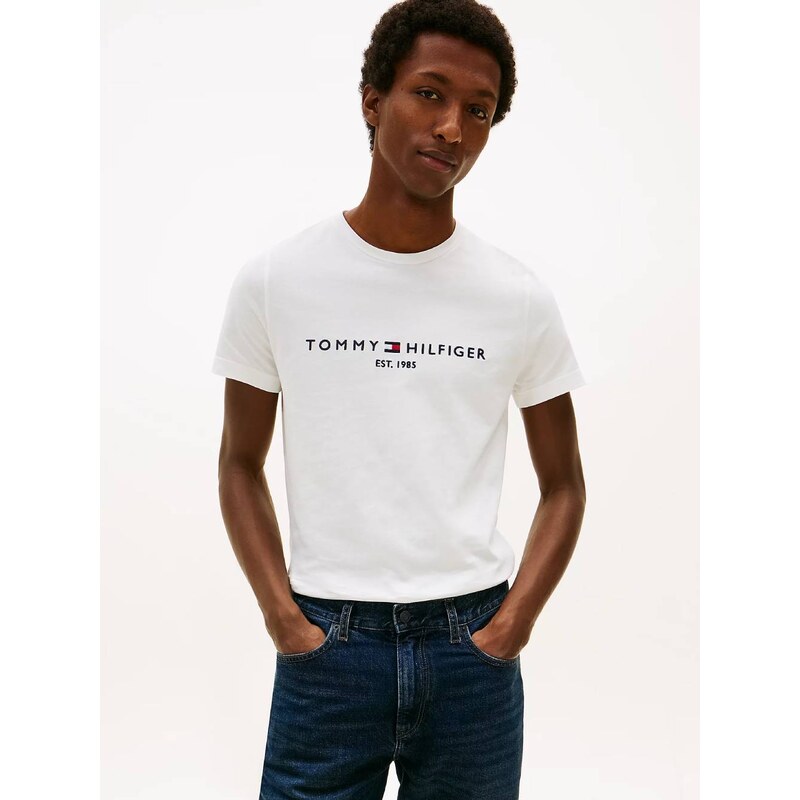 Tommy Hilfiger pánské bílé tričko