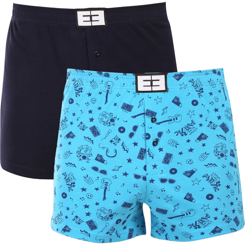 2PACK pánské trenky Nedeto vícebarevné (2NTV06) 114534431