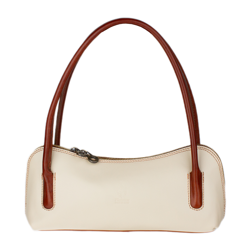 Béžová kožená italská kabelka Ciosa Beige Camel NovaKabelka.cz