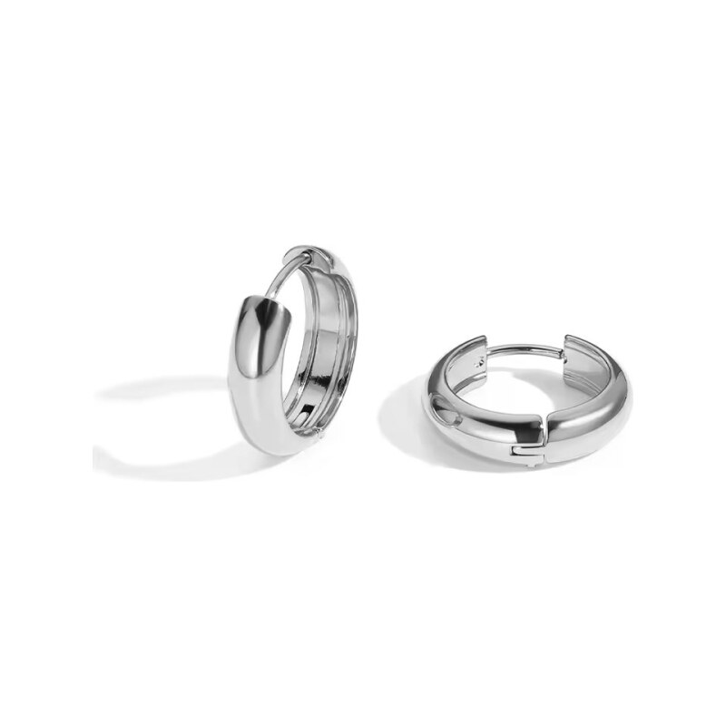 Victoria Filippi Stainless Steel Kruhové náušnice Estefani - 15 mm, 114534492