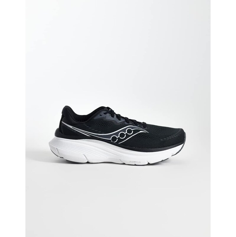 Saucony Guide 19 running trainers in black and silver 114534828