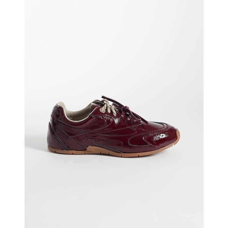 Bronx Myr-aa trainers in patent bordeaux-Red 114534852