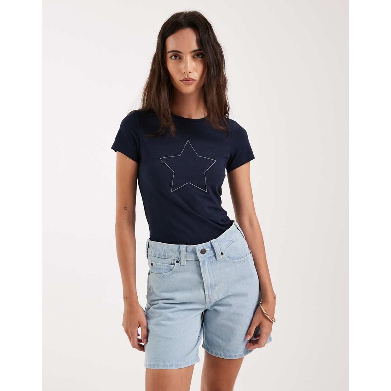 Dickies 1993 7 inch carpenter jean shorts in light blue 114534914